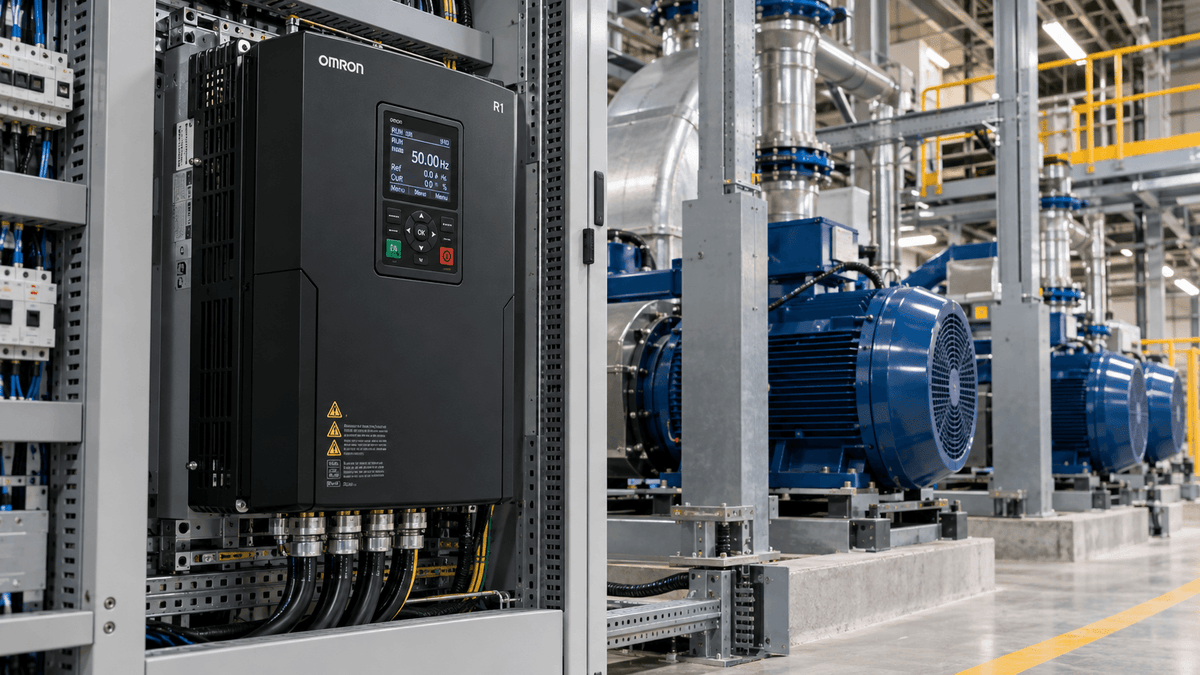 Inverter ad alta potenza: come scegliere tra controllo vettoriale, frenatura e STO