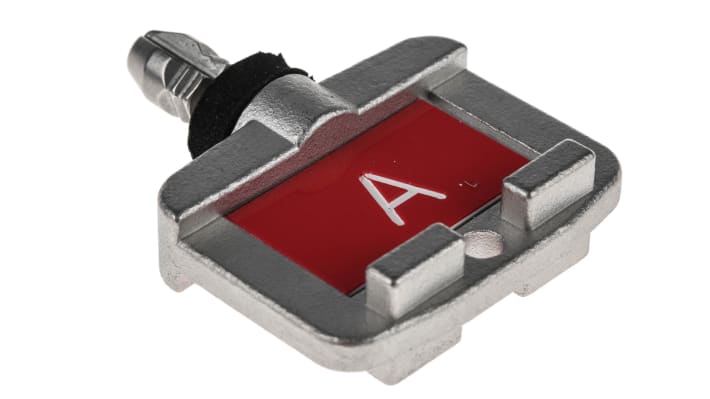 Interruttore a chiave bloccato Allen Bradley Guardmaster 440T-AKEYE100A in acciaio inox, resistente alle intemperie e manomissioni.