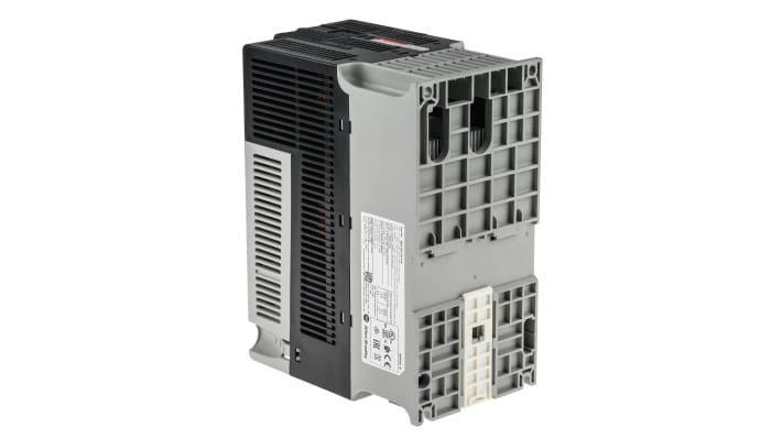 Inverter trifase Allen Bradley 25A-D017N114, potenza 7,5 kW, dimensioni 220x184x109 mm, grado di protezione IP20.