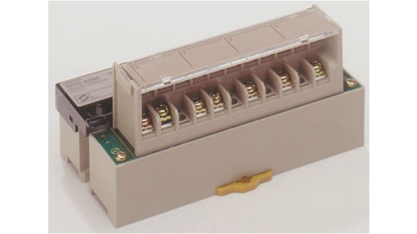 Modulo I/O digitale Omron SRT2ID161, 16 ingressi, uscite transistor, dimensioni 105 x 48 x 50 mm, gestione 256 I/O remoti.
