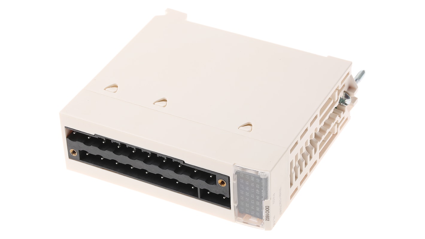 Modulo I/O PLC Schneider Electric BMXDDO1602 M340 - Uscite digitali a 64 canali, compatibile con morsettiera a 20 vie. Ideale per applicazioni industriali.