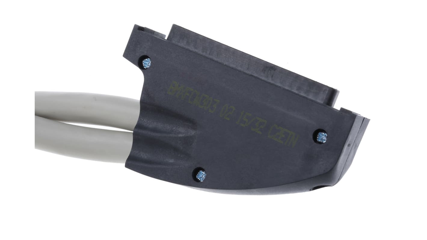 Connettore a 40 vie Modicon M340 con conduttori volanti Schneider Electric BMXFCW303 per efficienza garantita.