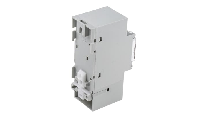 Finder 12.01.8.230.0000, temporizzatore luce scala SPDT, 230 V, 1 canale, dimensioni 105 mm x 60 mm, intervallo minimo 30 minuti.