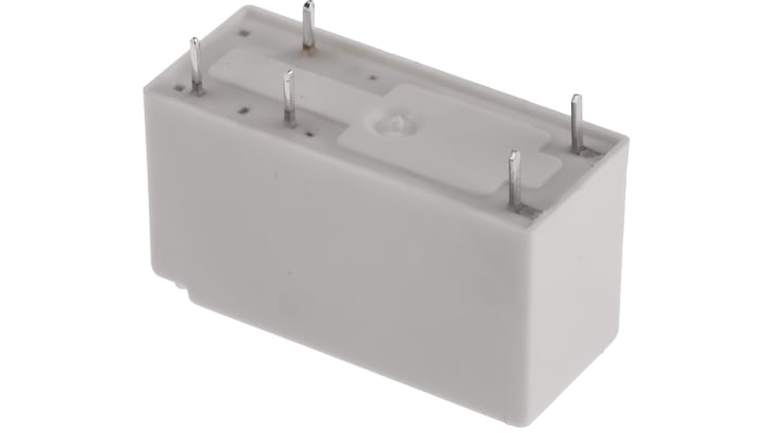 Finder 41.31.9.024.0010, relè di potenza SPDT per montaggio su PCB, 24V cc, 12A, dimensioni 15,7 x 12,5 x 29 mm.