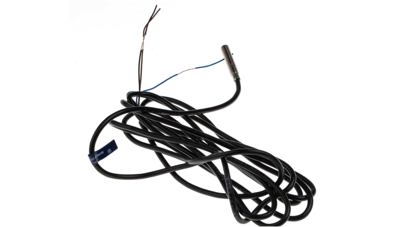 Telemecanique Sensors XS1N05NA310, sensore di prossimità cilindrico NPN M5, rilevamento 1 mm, IP67, alimentazione 5-24 V c.c.