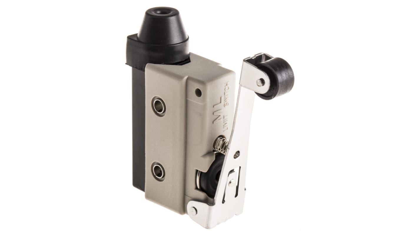 Interruttore di fine corsa Panasonic AZ7121CEJ, leva a rotella, contatto SPDT, protezione IP64, dimensioni 68 mm x 70.5 mm x 21.4 mm.