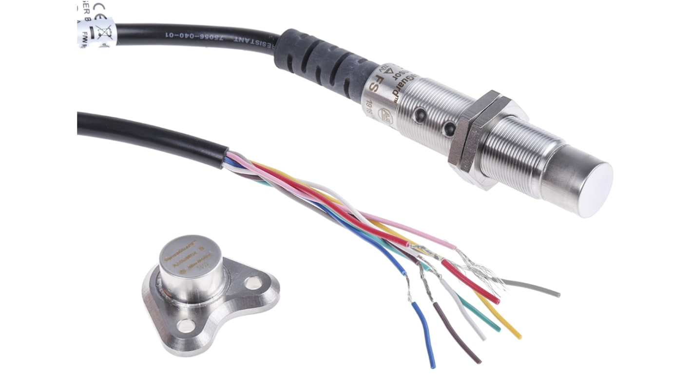 Interruttore di sicurezza RFID Allen Bradley Guardmaster 440N-Z21S17B, 24V cc, custodia inox, IP69K, 2NC, 10 mm di distanza di commutazione.