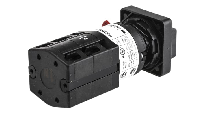 Interruttore industriale a camma Schneider Electric K10C003QCH, 10A, Ø 16/22 mm, resistente da -20 a +55 °C. Ideale per applicazioni industriali.