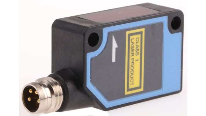 Sensore fotoelettrico rettangolare Sick WL100L-E2231, rilevamento fino a 12 m, uscita NPN, montaggio a pannello, IP65.