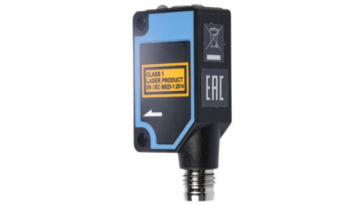 Sensore fotoelettrico rettangolare Sick WL100L-F2231, rilevamento fino a 12 m, uscita PNP, montaggio a pannello, IP65.