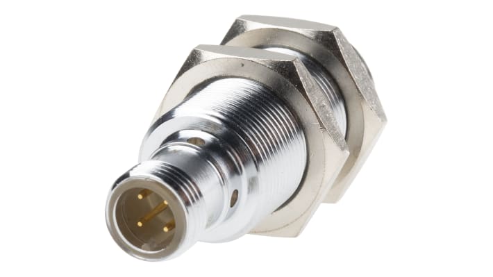 Sensore di prossimità cilindrico PNP Turck BI8U-M18-AP6X-H1141, M18 x 1, rilevamento 8 mm, IP68, montaggio a filo.