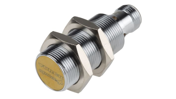 Sensore di prossimità cilindrico PNP Turck BI8U-M18-AP6X-H1141, M18 x 1, rilevamento 8 mm, IP68, montaggio a filo.