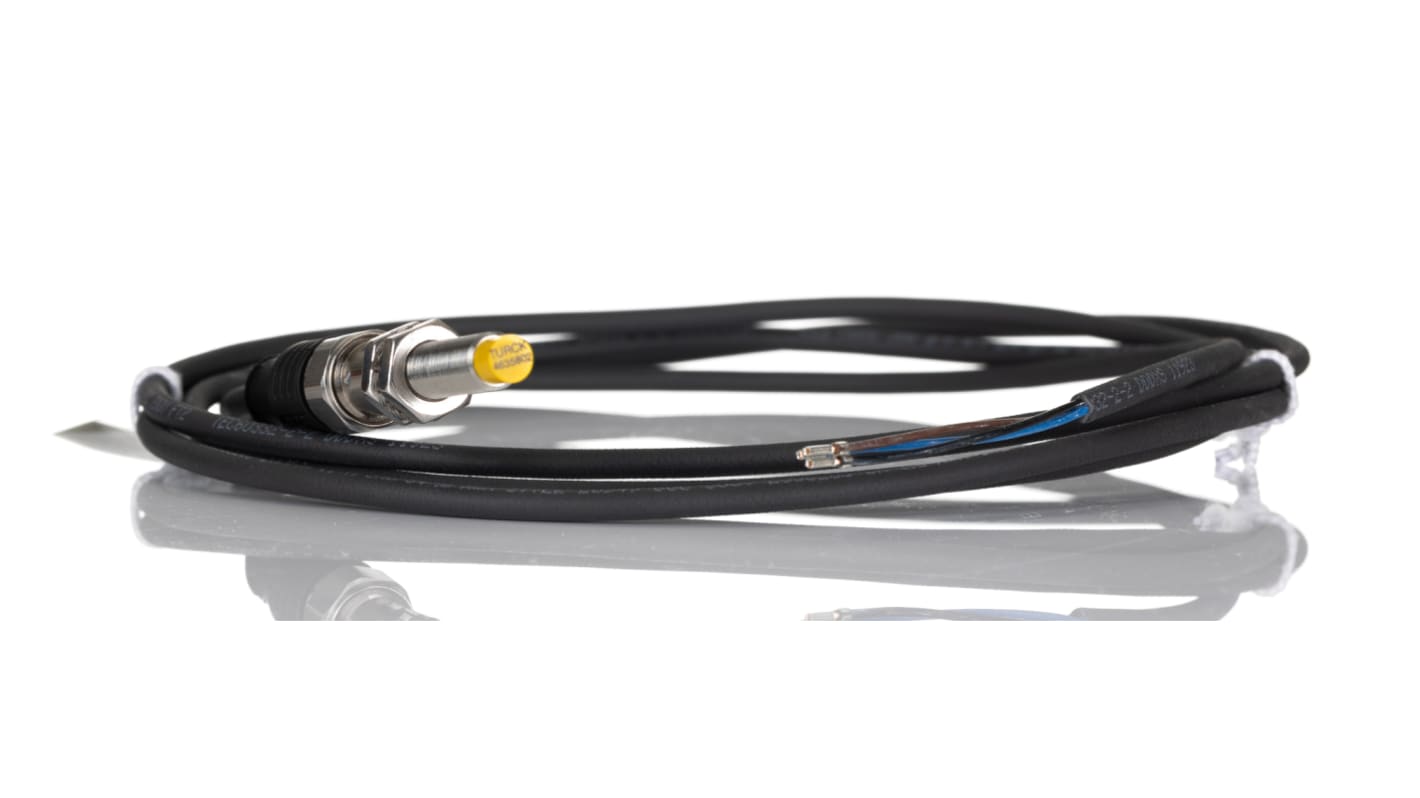 Sensore di prossimità cilindrico PNP M8 Turck NI6U-EG08-AP6X-H1341, rilevamento 6 mm, grado di protezione IP68, montaggio in acciaio inox.