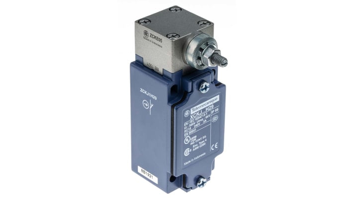 Interruttore di fine corsa Telemecanique XCKJ10513H29 - Leva, NO/NC, 240V, 10A, IP66 - Per scale mobili e movimentazione materiali.
