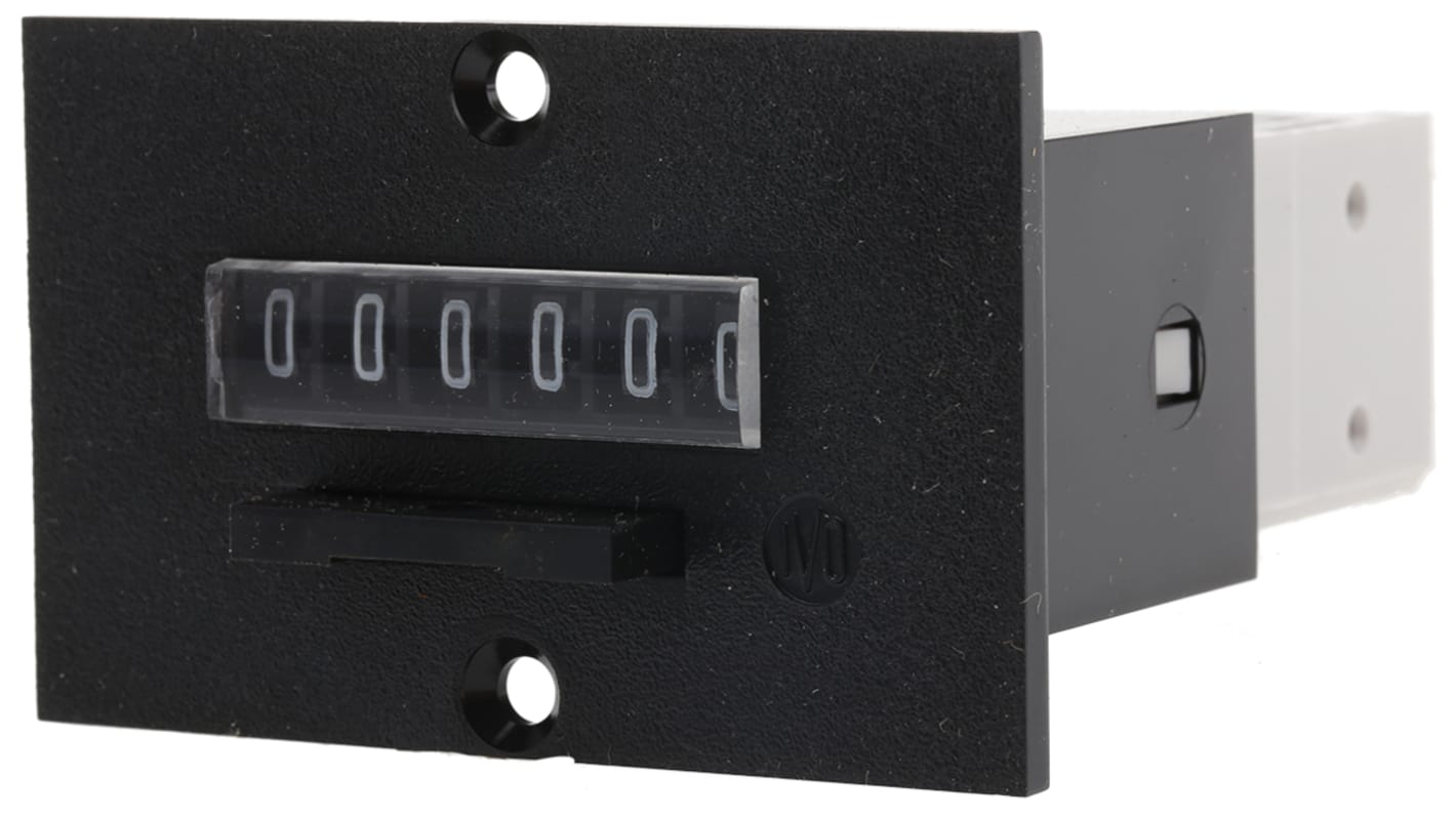 Contatore meccanico Baumer F 514.650AA9B, montaggio a pannello, display 6 cifre, alimentazione 230 V, max 60 Hz, intervallo 0-999999.