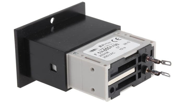 Contatore meccanico Baumer F 514.650AA9B, montaggio a pannello, display 6 cifre, alimentazione 230 V, max 60 Hz, intervallo 0-999999.