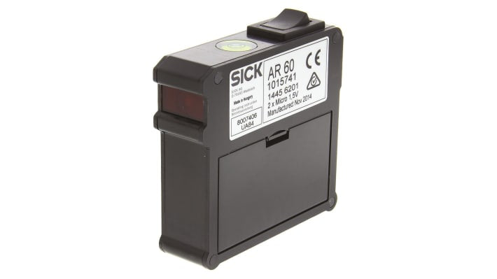 Sick AR60, guida di allineamento per la Serie M4000, con specchio a 3 fasci e separazione di 400 mm, montaggio a pavimento.