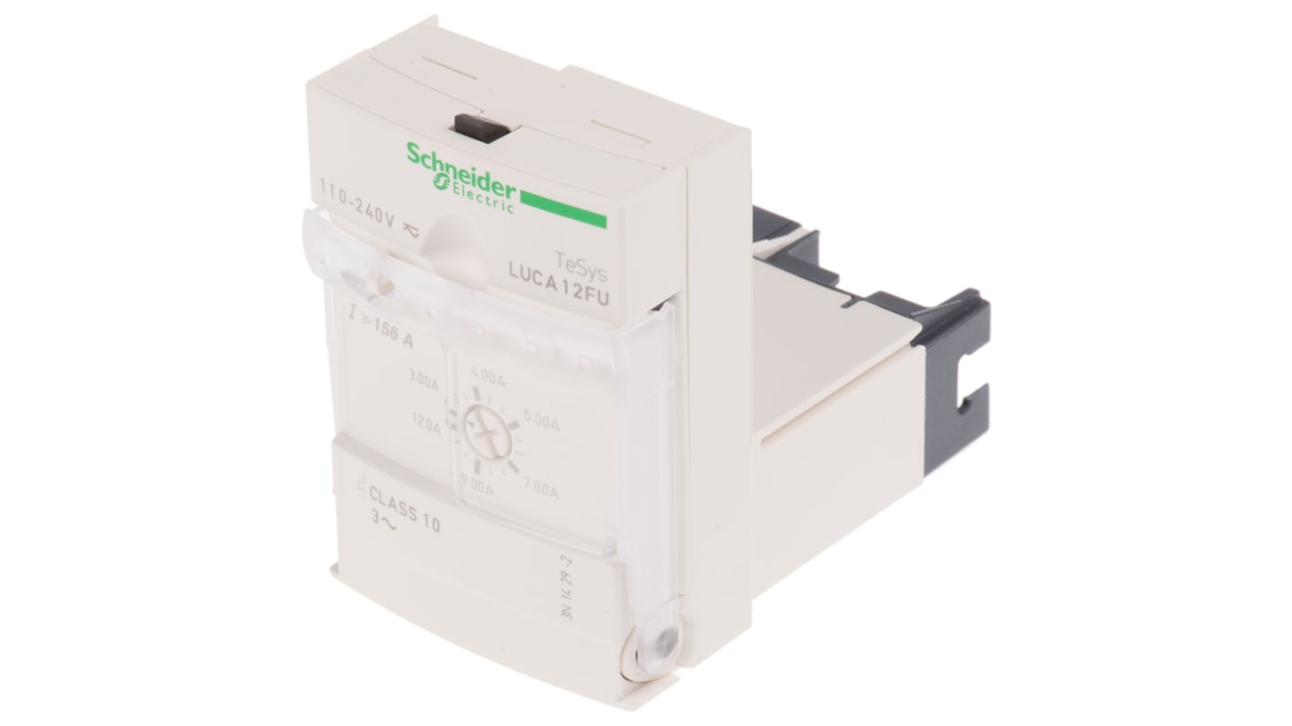 Starter DOL Schneider Electric LUCA12FU 9 kW 690 V c.a. IP40 - Unità di Controllo Standard per motori trifase. Ideale per attrezzature industriali e sistemi robotici.
