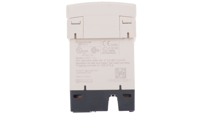 Starter DOL Schneider Electric LUCA12FU 9 kW 690 V c.a. IP40 - Unità di Controllo Standard per motori trifase. Ideale per attrezzature industriali e sistemi robotici.