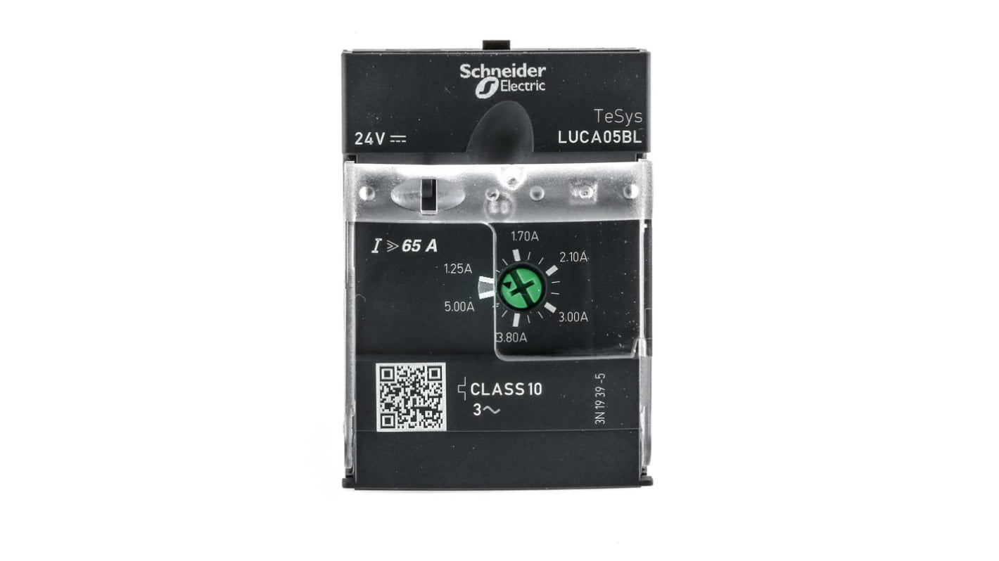 Starter per motore diretto in linea trifase Schneider Electric TeSys LUCA05BL, 3 kW, 690 V AC - Protezione da sovraccarichi e cortocircuiti per ambienti industriali. Ideale per industria tessile, petrolchimica e alimentare.