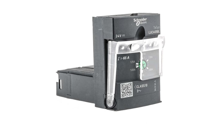 Starter per motore diretto in linea trifase Schneider Electric TeSys LUCA05BL, 3 kW, 690 V AC - Protezione da sovraccarichi e cortocircuiti per ambienti industriali. Ideale per industria tessile, petrolchimica e alimentare.