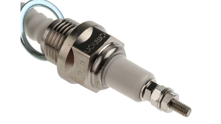 Omron BS1, porta elettrodo compatta per controller livello conduttivo 61F-GP-N8, filettatura M18, compatibile con viti M4.