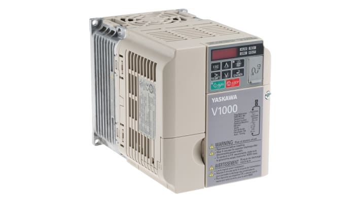 Inverter Omron V1000 VZA41P5BAA, 1,5 kW, 400 V c.a., 3 fasi. Controllo vettoriale, elevata coppia di avviamento, comunicazione avanzata. Per motori in c.a.