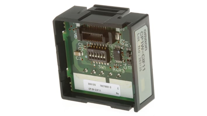 Modulo di espansione Omron CP1W-CIF11 per comunicazione seriale, compatibile con PLC serie CP1E-N30, N40, N60, NA20.