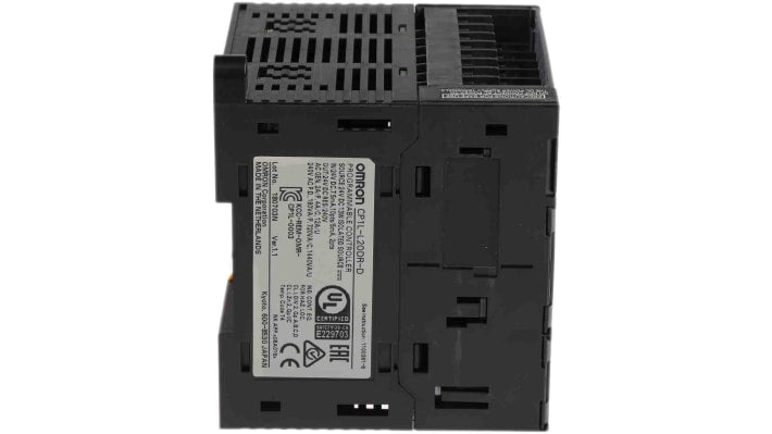 Omron CP1L-L20DR-D, CPU PLC con 20 I/O, montaggio su guida DIN, dimensioni 86 x 110 x 85 mm, interfaccia USB.