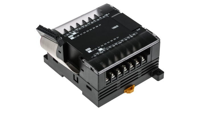 Modulo di espansione PLC Omron CP1W-16ER, 16 uscite relè, dimensioni 90 x 86 x 50 mm, compatibile con CPU CP1L.