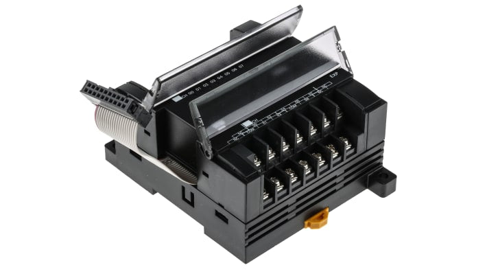 Modulo di espansione PLC Omron CP1W-16ER, 16 uscite relè, dimensioni 90 x 86 x 50 mm, compatibile con CPU CP1L.