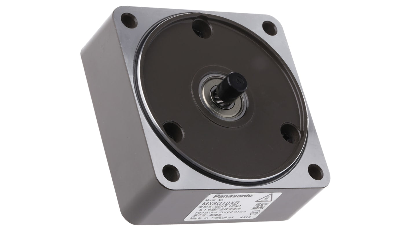 Ingranaggio Panasonic MX8G10XB, rapporto 10:1, potenza 40 W, dimensioni 80x80 mm, compatibile con motori serie 3.