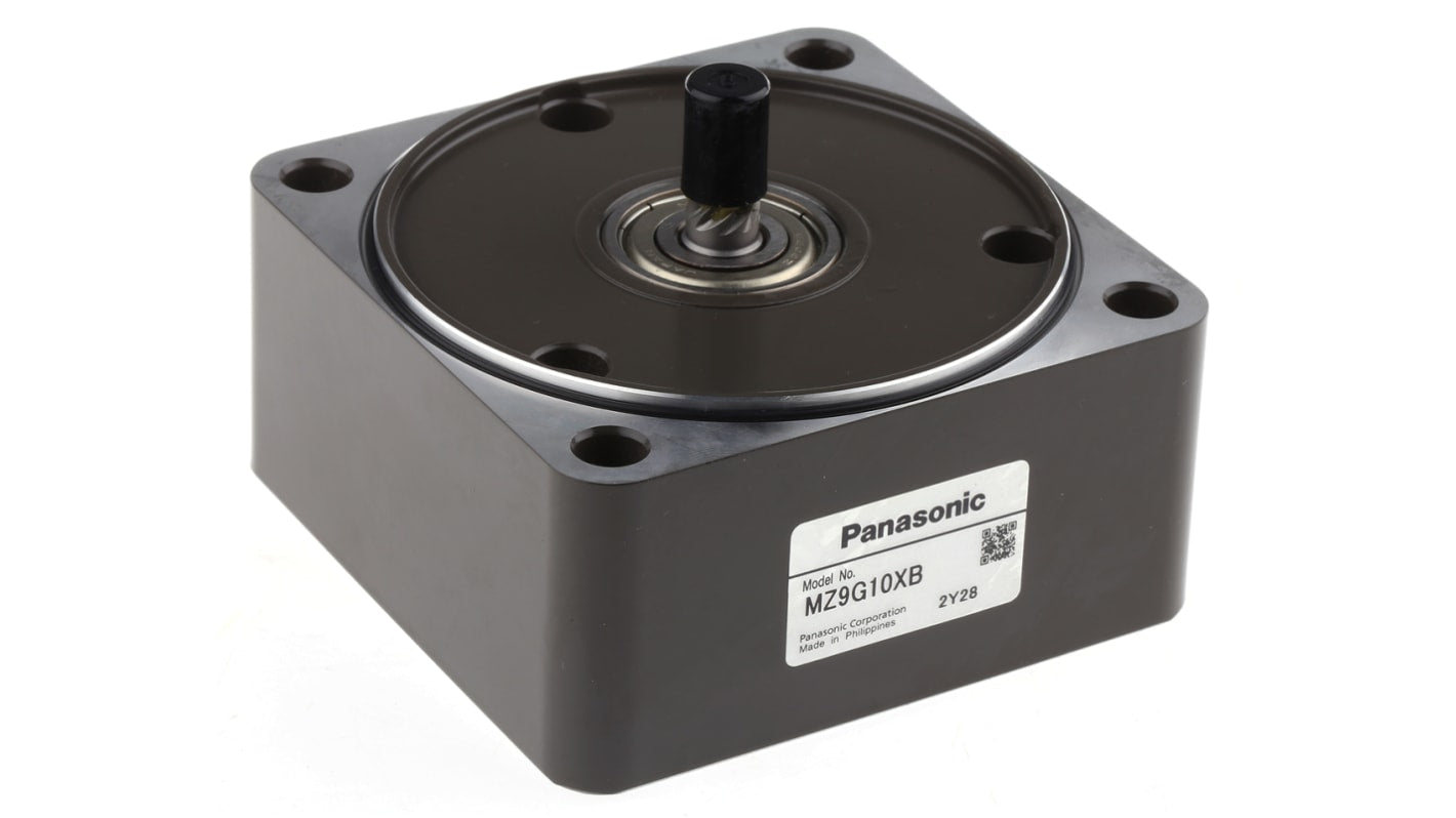 Ingranaggio Panasonic MZ9G10XB, rapporto 10:1, potenza 60 W, dimensioni 90x90 mm, profondità 43 mm, per motori serie 3.