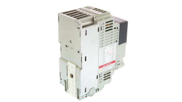 Allen Bradley 22F-A1P6N103, inverter 1 fase 400Hz, 0,2 kW, montaggio a pannello, dimensioni 174x72x136 mm.