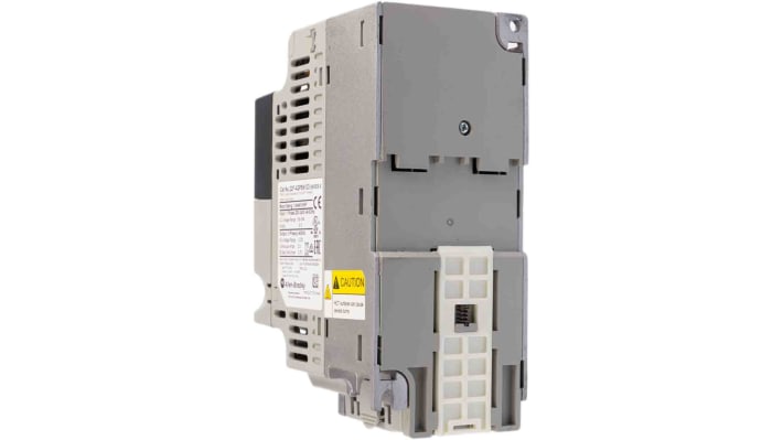 Allen Bradley 22F-A2P5N103, inverter monofase 0,4 kW, 240 V, 400 Hz, montaggio a pannello, dimensioni 174x72x136 mm.