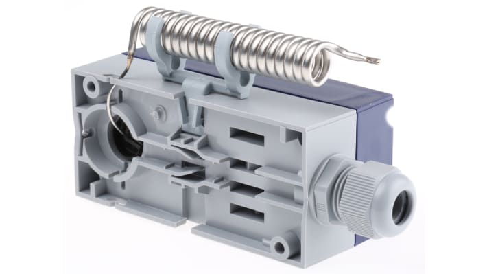 Termostato capillare Jumo, SPST, -10°C/+40°C, 16A, 230V, montaggio superficiale, grado di protezione IP54.