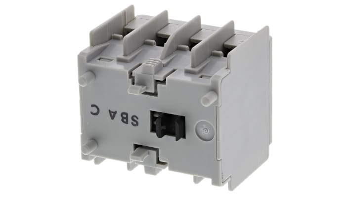 Allen Bradley 100-KFA22Z, modulo contatti ausiliari 4PST, 2NC + 2NO, montaggio a innesto, -25 a +60 °C. Certificato RoHS, IEC, CSA, UL.