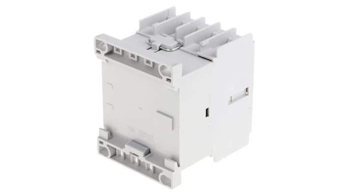Contattore Allen Bradley 700-K22Z-ZJ, 4 poli, 10 A, bobina 24 V c.c., montaggio su guida DIN, dimensioni 108.2 x 44.9 x 78.7 mm.