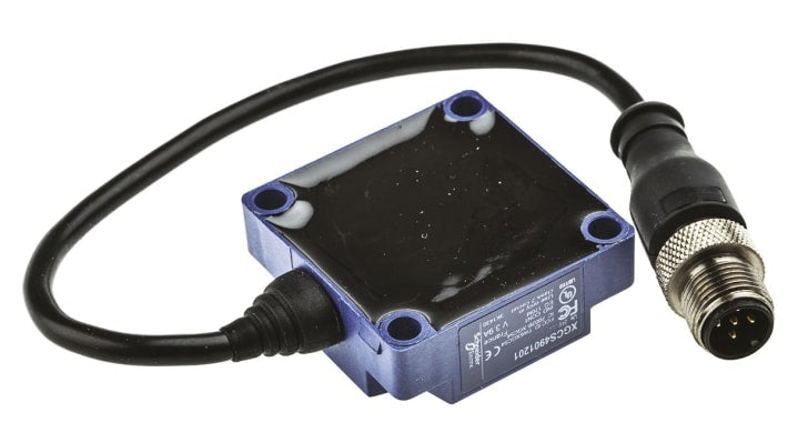 Telemecanique Sensors XGCS4901201, stazione RFID compatta con lettore integrato, dimensioni 40 x 40 x 15 mm, IP65.