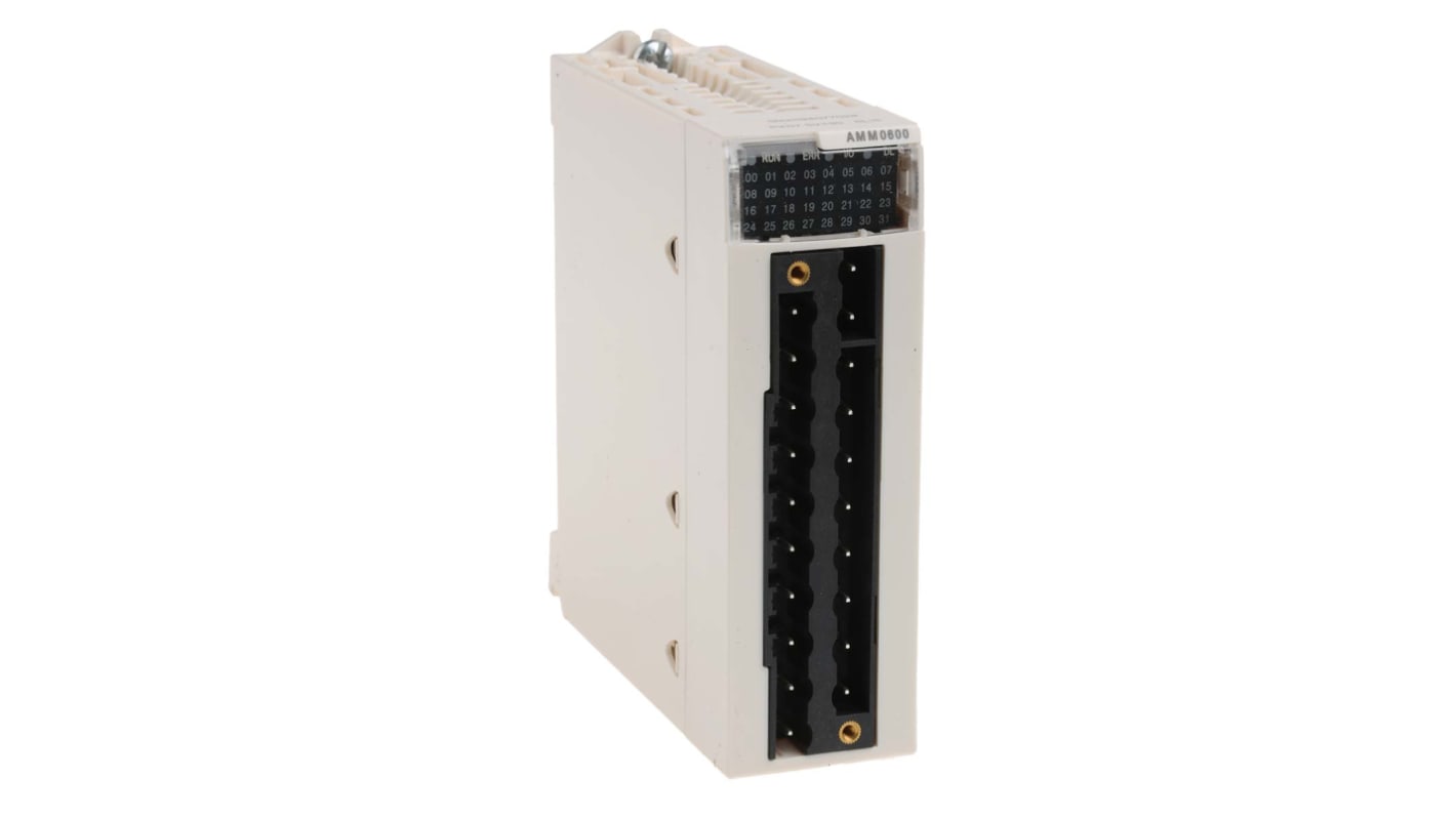 Modulo I/O PLC Schneider Electric BMXAMM0600 - 4 ingressi analogici, tensione 24V CC, protezione IP20 - Serie NLC-IO-6I-04QTP-01A. Ideale per l'automazione M340.