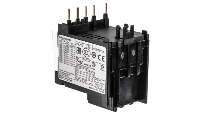 Relè di sovraccarico termico Schneider Electric LR2K0307 1,2-1,8 A, 1 NO + 1 NC. Protezione motori, alta affidabilità.