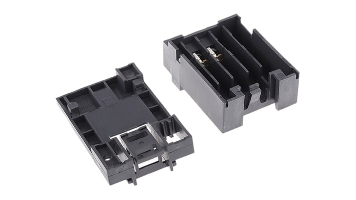 Terminale relè Schneider Electric LA7K0064 per montaggio su profilo da 35 mm. Accessorio a tre poli serie K per installazioni elettriche di qualità.