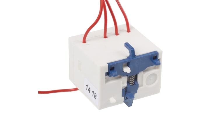 Timer analogico Schneider Electric LA2KT2E per contattore K, 240 V, 2 A, montaggio anteriore, dimensioni 38 x 27 x 34 mm.