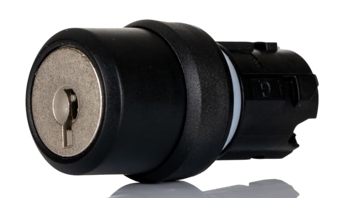 Testa selettore Siemens SIRIUS ACT, 2 posizioni, diametro foro 22 mm, protezione IP20, design compatto 29,5 x 29,5 mm.