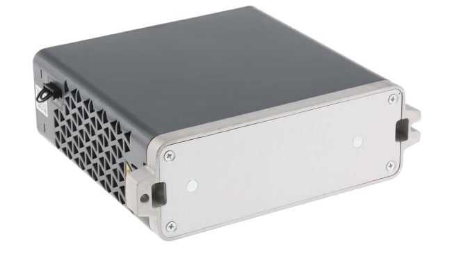 Servocomando Schneider Electric LXM28AU04M3X, 400 W, 220 V, con feedback encoder e funzioni di controllo avanzate. Dimensioni 150x55x146 mm.