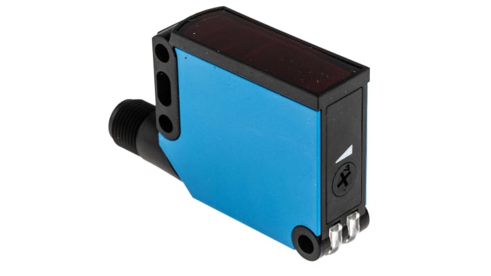 Sensore fotoelettrico rettangolare Sick WTB11-2P2461, rilevamento 30 mm a 1,1 m, uscita PNP, montaggio a pannello, grado di protezione IP66/IP67/IP69K.