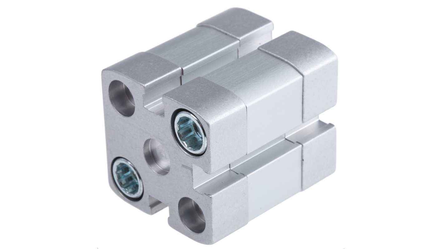 Cilindro pneumatico Festo ADN-20-5-I-P-A, doppio effetto, foro 20mm, corsa 5mm, montaggio verticale o orizzontale.