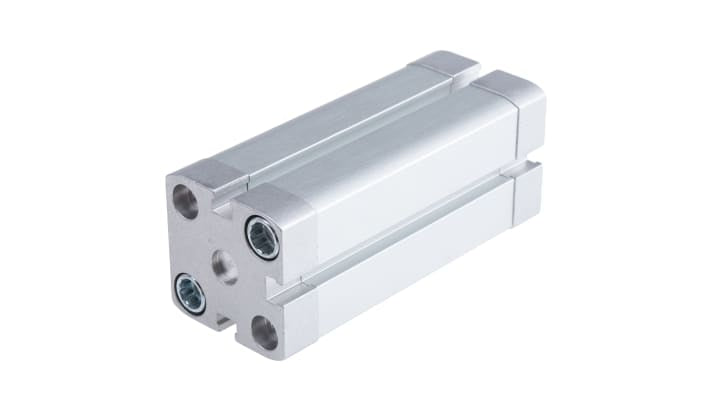 Cilindro pneumatico Festo ADN-25-60-I-P-A, doppio effetto, foro 25mm, corsa 60mm, montaggio verticale o orizzontale.