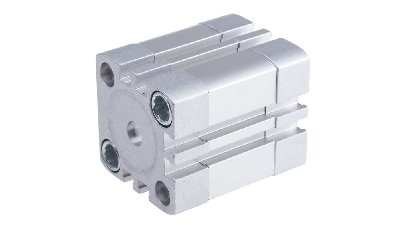 Cilindro pneumatico Festo ADN-32-15-I-PPS-A, doppio effetto, foro 32mm, corsa 15mm, montaggio verticale o orizzontale.