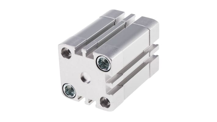 Cilindro pneumatico Festo ADN-32-25-I-PPS-A, doppio effetto, foro 32mm, corsa 25mm, attacco G 1/8, max 10 bar.